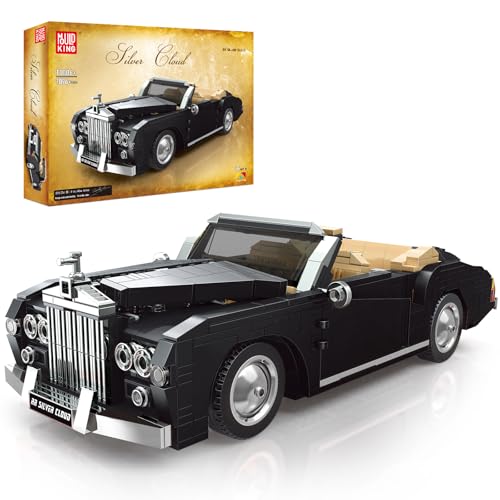 Mould King 10006 Technik Retro Auto Bausteine Modellauto Bausatz, 1096 Teile Sportwagen Fahrzeug im Maßstab 1:14, klassisches Sammlermodell Geschenke für Kinder/Erwachsene Mould King 10006 Technik Retro Auto Bausteine Modellauto Bausatz, 1096 Teile Sportwagen Fahrzeug im Maßstab 1:14, klassisches Sammlermodell Geschenke für Kinder/Erwachsene von Mould King