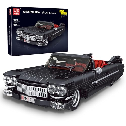 Mould King 10012 Technik Cabrio Sportwagen Bausteinsets, MOC Kreativität Rennwagen Modell Bausatz, Cabrio Auto Geschenke für Kinder ab 8 Jahren/Erwachsene Sammler Enthusiasten (1245 Teile) von Mould King