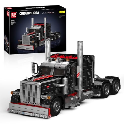 Mould King 10037 Technik Truck Modell Bausatz, Kreativität Technologie LKW Klemmbausteine Set, Geschenkmodell Spielzeug für Kinder/Erwachsene/Fahrzeugbegeisterte (1797 Teile) von Mould King