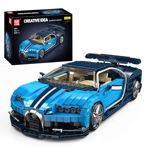 Mould King 10111 Hypersport Autobausatz, Sportwagen-Bausteine ​​für Supercar-Konstruktionsfans (1222 Teile) von Mould King