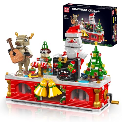 Mould King 10162 Weihnachtsspielzeug Bausteine Modell, 1045 Teile DIY Weihnacht Klemmbausteine Bausatz Set als Geschenk/Spielzeug/Sammlerstücke von Mould King