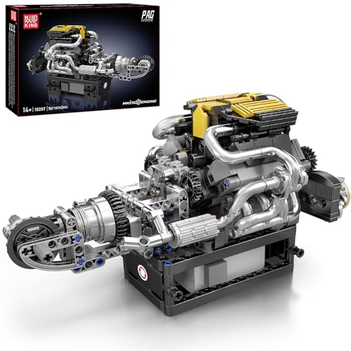 Mould King 10207 Technik V8 Motor Bausteine – Realistischer Engine Bausatz mit beweglichen Kolben, Geschenk für Jungen Mädchen & Autoliebhaber (761 Teile) Mould King 10207 Technik V8 Motor Bausteine – Realistischer Engine Bausatz mit beweglichen Kolben, Geschenk für Jungen Mädchen & Autoliebhaber (761 Teile) von Mould King