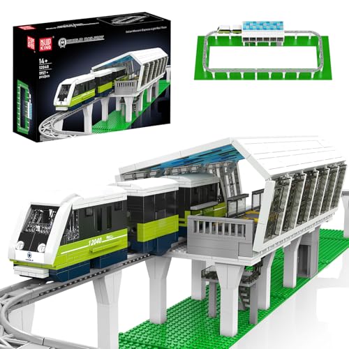 Mould King 12040 Technik Schnellbahn Zug Bausteinset – 1957 Teile Ferngesteuertes Modell mit App-Steuerung, Bausteine Spielzeug Geschenke für Erwachsene und Kinder Mould King 12040 Technik Schnellbahn Zug Bausteinset – 1957 Teile Ferngesteuertes Modell mit App-Steuerung, Bausteine Spielzeug Geschenke für Erwachsene und Kinder von Mould King