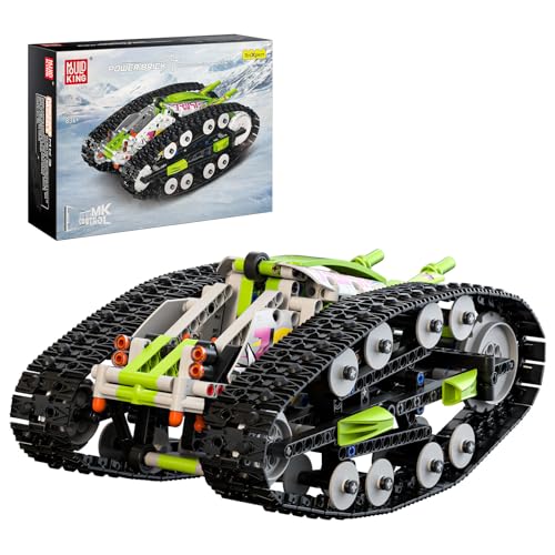 Mould King 13153 Technik Ferngesteuert Klemmbausteine Spielzeug Tracked Racer Offroad Bausteine Geländewagen Bauspielzeug mit APP Geschenk für Erwachsene und Jugendliche(836 Teile) von Mould King