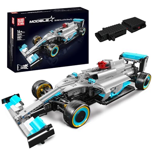 Mould King 13171 Technik Speed Formula Supersportwagen Bausteine, 1257 Teiles Ferngesteuert Rennwagen im Maßstab 1:14 Modellbausatz für Kinder/Erwachsene Sammler von Mould King