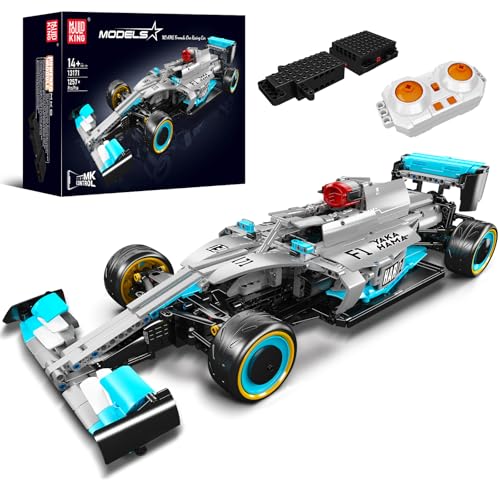 Mould King 13171 Technik Speed Formula Supersportwagen Bausteine, 1257 Teiles Ferngesteuert Rennwagen im Maßstab 1:14 Modellbausatz für Kinder/Erwachsene Sammler von Mould King