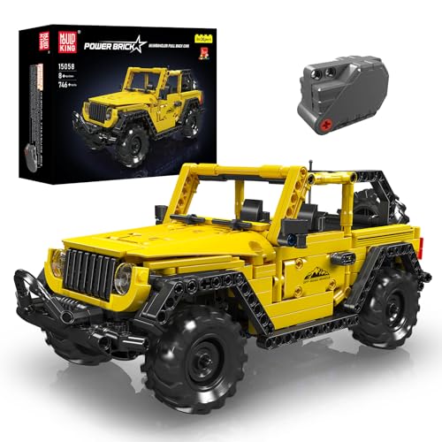 Mould King 15058 Technik Offroad-Fahrzeug Auto großes Set für Erwachsene, Modellauto-Bausatz, Ausstellungsstück für Sammler (746 Teile) Technologie Rückwärtsfahrzeug Klemmbausteine Bausatz von Mould King