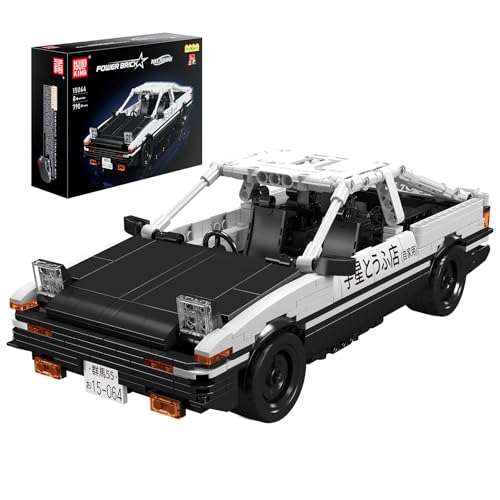 Mould King 15064 Technik Klemmbausteine Auto AE86 Sportwagen Bausteine Set Modellautos Rennwagen Spielzeug mit Rückziehmotor Geschenk für Erwachsene und Jugendliche(790 Teile) ﻿ von Mould King