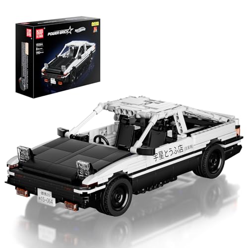 Mould King 15064 Technik Klemmbausteine Auto AE86 Sportwagen Bausteine Set Modellautos Rennwagen Spielzeug mit Rückziehmotor Geschenk für Erwachsene und Jugendliche(790 Teile) ﻿ von Mould King