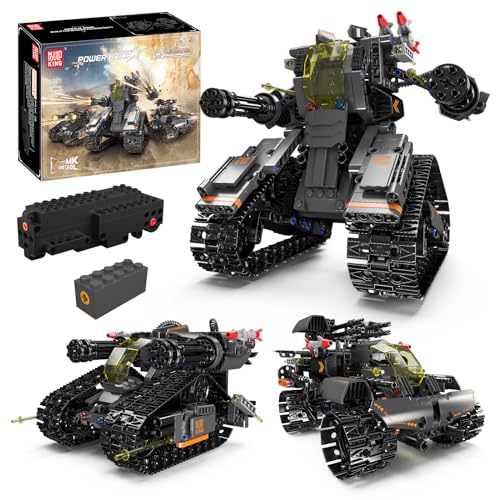 Mould King 15083 Technik RC Roboter Kinder Programmierbar, APP und Fernbedienung Technik Roboter Bausatz | Mint Roboter Bauspielzeug Geschenk für Kinder ab 8-12 Jahren für Jungen von Mould King