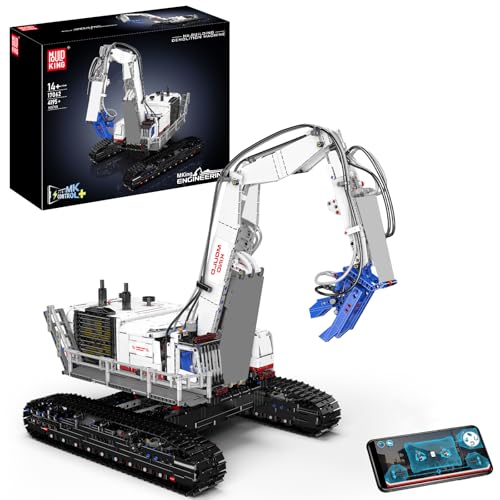 Mould King 17062 Technik Gebäudeabbruchmaschine Bausteinen Modell, 4195 Teile Ferngesteuertes Raupenfahrzeug Bausatz Kit, Konstruktionsspielzeug Bauklötze Modellbauset mit 8 Motoren Mould King 17062 Technik Gebäudeabbruchmaschine Bausteinen Modell, 4195 Teile Ferngesteuertes Raupenfahrzeug Bausatz Kit, Konstruktionsspielzeug Bauklötze Modellbauset mit 8 Motoren von Mould King