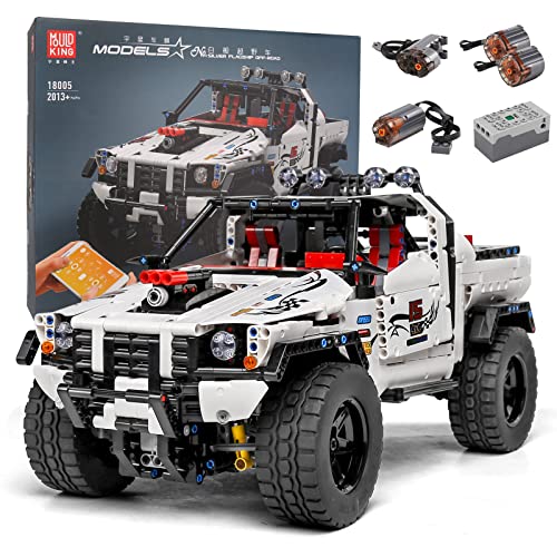 Mould King 18005 Technik Ferngesteuert Geländewagen Technologie Groß High-Tech Die APP Off-Roader Modell mit Motors Klemmbausteine Bauset von Mould King