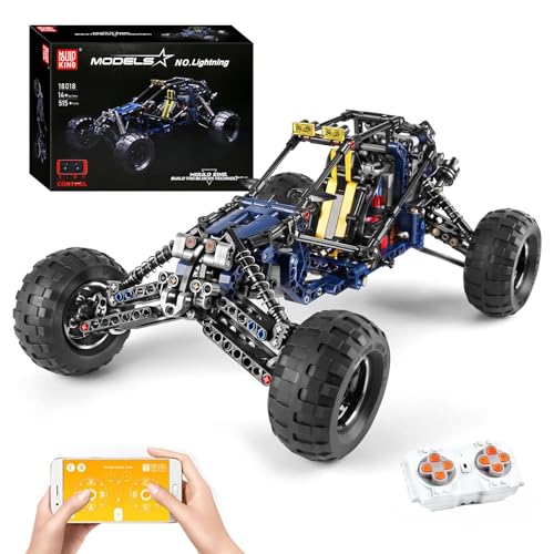 Mould King 18018 Technik Lightning Models Hochgeschwindigkeits Kletterauto Modellbausteine, 515PCS Small Particle Puzzle Sand dynamische Version des Geländewagen Bausatzes von Mould King