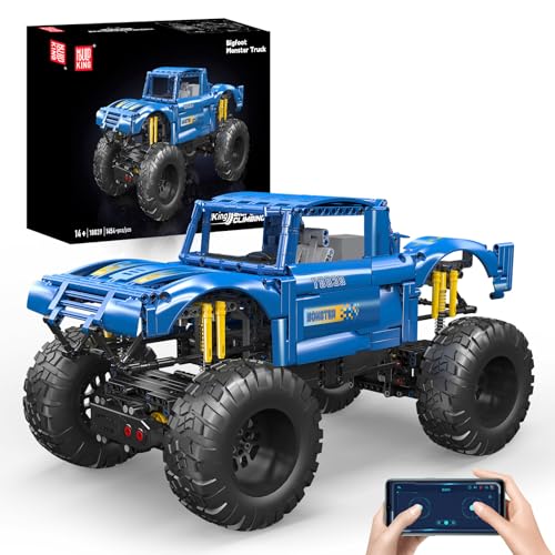 Mould King 18039 Technik Geländefahrzeug Modell, 1454 Teile Baustein Kletterfahrzeug Ferngesteuerte Fahrzeuge Bausteine mit 3 Motor, 2.4 G Fernbedienung und App Dual Control Mould King 18039 Technik Geländefahrzeug Modell, 1454 Teile Baustein Kletterfahrzeug Ferngesteuerte Fahrzeuge Bausteine mit 3 Motor, 2.4 G Fernbedienung und App Dual Control von Mould King