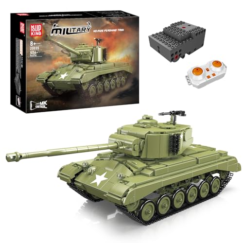 Mould King 20035 MOC Militär Panzer Baustein-Set, Technik Klemmbausteine Panzer Modell Sammlung Erwachsene Technologie Militärliebhaber-Spielzeug von Mould King