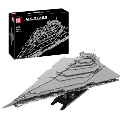 Mould King 21072 MOC Sternenzerstörer Modell, Executor-Class Star Executor Dreadnought Klemmbausteine Bauset, Kompatibel mit Technik Star Destroyer von Mould King