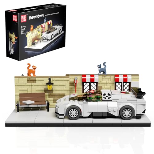 Mould King 24065 Klemmbausteine Auto Modular Building Rennauto Modellautos MOC Architecture Bausteine Kreativität Modell Kompatibel mit Andere Marke(588 Teile) von Mould King