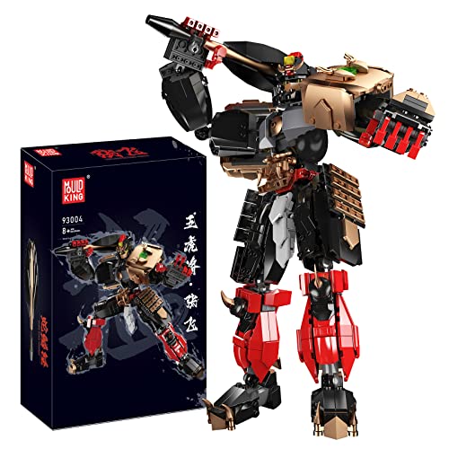 Mould King 93004 Technik Mech Figur Spielzeug,Spielzeug-Action-Figur des Chinesisch General Zhang Fei,Mech Roboter Bausteine mit Waffen, Technologie Klemmbausteine Bausatz mechanischer Anzug Mould King 93004 Technik Mech Figur Spielzeug,Spielzeug-Action-Figur des Chinesisch General Zhang Fei,Mech Roboter Bausteine mit Waffen, Technologie Klemmbausteine Bausatz mechanischer Anzug von Mould King
