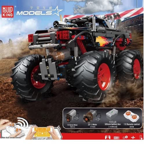 Mould King Flame Monster RC Buggy Remote Controlled Modellbausatz 18008 von Mould King