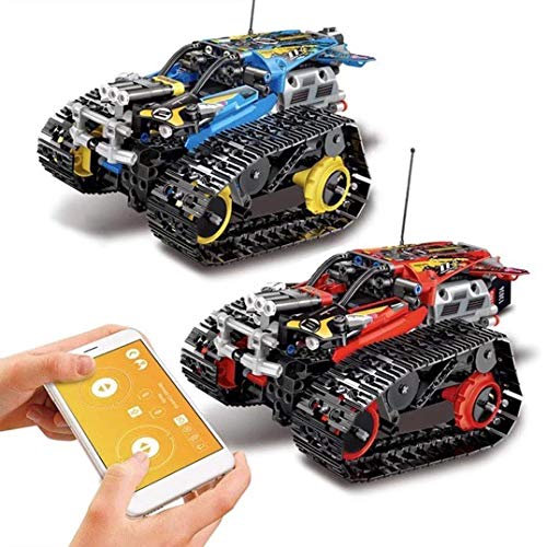 Mould King Mini Tank RC Track Stunt Car Rot Remote Controlled 13036 von Mould King