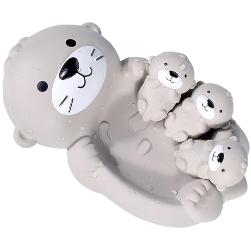 Badespielzeug für Kinder, Schwimmtiere Otter, Fischernetz Wasserspielzeug zum Baden Badespielzeug für Kinder, Schwimmtiere Otter, Fischernetz Wasserspielzeug zum Baden von Mounteps