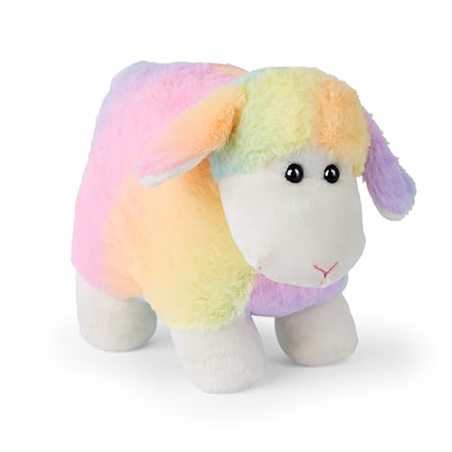 Mousehouse Gifts - Entzückender weicher Regenbogen-Teddy, Kuscheltier Plüschtier (Lamb) von Mousehouse Gifts