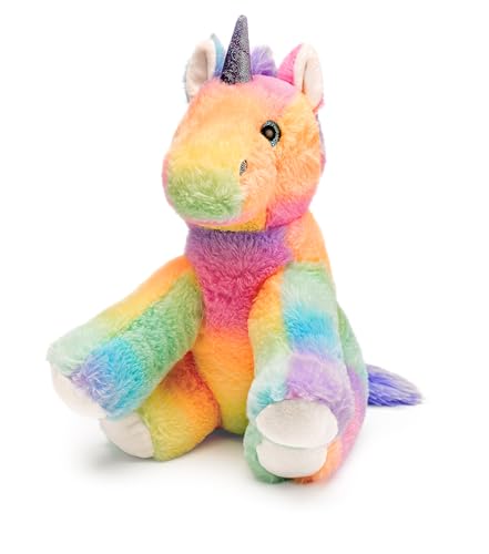 Mousehouse Gifts - Entzückender weicher Regenbogen-Teddy, Kuscheltier Plüschtier (Unicorn) von Mousehouse Gifts