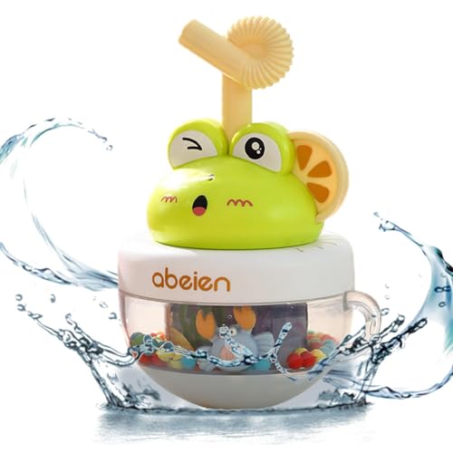 Bath Wobbler Spielzeug, schwimmende Badewanne Spielzeug,Kleinkindbad Floating Pool Toys | Wasserspray Fun Cartoon Tier für Baby Mädchen Geburtstag Badezeit von Moxeupon