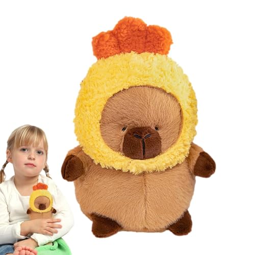 Capybara-Plüschtier,Plüsch-Capybara-Stoffspielzeug | Capybara Plüschpuppe | Bequeme Capybara-Plüschtiere, Stofftierpuppen für Kinder, von Moxeupon