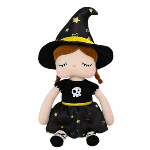 Halloween Puppen,Plüsch Stofftier Mädchen Puppe | Festliche Dekofigur Zum Spielen Für Zuhause Zimmerdekoration Kinder Spielzeit Halloween Puppen,Plüsch Stofftier Mädchen Puppe | Festliche Dekofigur Zum Spielen Für Zuhause Zimmerdekoration Kinder Spielzeit von Moxeupon