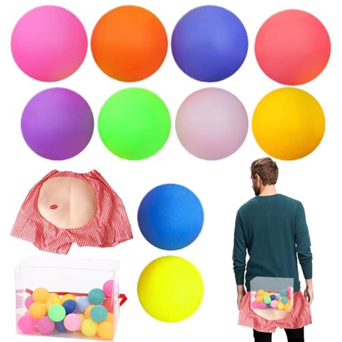 Moxeupon Game Props Pong Table Party, Family Pong Shake Box Game - Pong Battle Game Accessoires für Erwachsene - Lustige Erwachsene Pingpong -Kampfaktivität für Kinder, Kinder, Frauen, Männer von Moxeupon