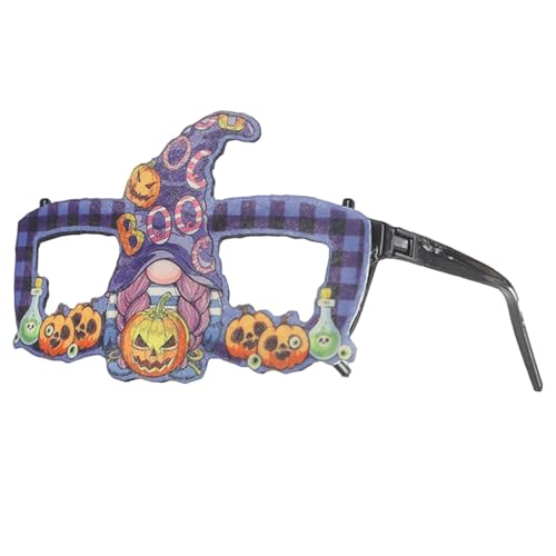 Moxeupon Halloween-Fotobrillen,Halloween-Brillen für Kinder | Lustige Design-Brillen, Foto-Requisiten, Zubehör | Halloween-Cosplay-Zubehör, Party-Geschenk, Brille für Kinder, Kostüm-Zubehör, Geschenk von Moxeupon