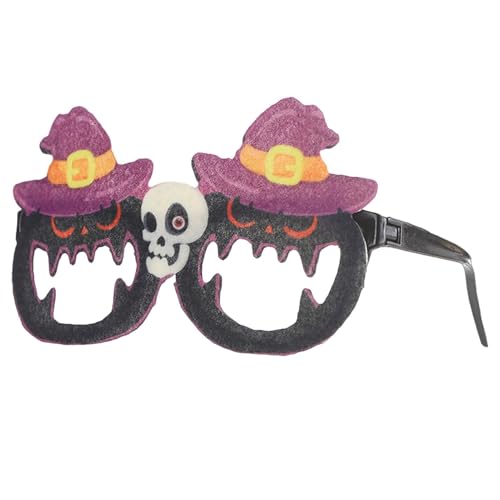 Moxeupon Halloween-Partybrille für Kinder,Halloween-Kostüm-Partybrille | Lustige Design-Brillen, Foto-Requisiten, Zubehör | Halloween-Cosplay-Zubehör, Party-Geschenk, Brille für Kinder, von Moxeupon