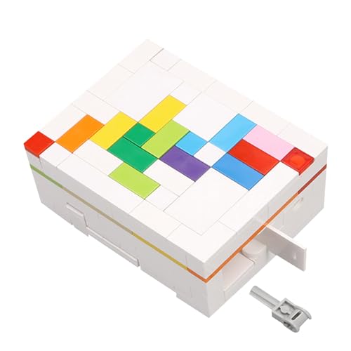 Moxeupon Puzzle-Schließbox, Puzzle-Box für Erwachsene | Regenbogen 3D-Puzzle-Schließbox | Puzzle-Spielzeug, Gedankenrätsel für Puzzle-Fans, Lernspielzeug, Bausteine-Set für Jugendliche und Erwachsene von Moxeupon