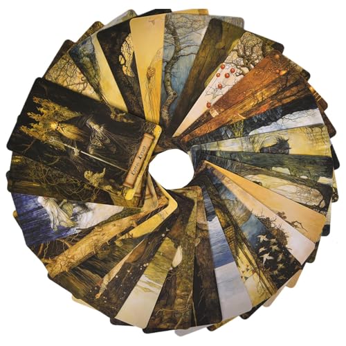 Moxeupon Tarotkarten Für Anfänger | 80 Stück Tarot Spielkarten | Tragbares Strategiespiel | Für Erwachsene Kinder Halloween Fest Moxeupon Tarotkarten Für Anfänger | 80 Stück Tarot Spielkarten | Tragbares Strategiespiel | Für Erwachsene Kinder Halloween Fest von Moxeupon