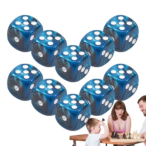 Moxeupon Tischspiele Würfel - Set Aus Acrylwürfeln Mit 6 Seiten - Glatt Rollendes Tragbares Unterhaltungszubehör Für Frauen Männer Jugendliche Und Kinder Ab 12 Jahren Moxeupon Tischspiele Würfel - Set Aus Acrylwürfeln Mit 6 Seiten - Glatt Rollendes Tragbares Unterhaltungszubehör Für Frauen Männer Jugendliche Und Kinder Ab 12 Jahren von Moxeupon