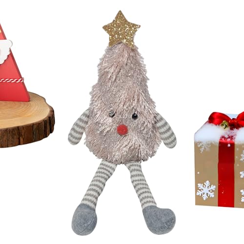 Moxeupon Weihnachts Puppe,Weihnachtsbaum Plüschfigur - Weiche Festliche Figuren Deko Spielzeit Geschenk Für Kinder Zuhause Reise Wohnaccessoire Moxeupon Weihnachts Puppe,Weihnachtsbaum Plüschfigur - Weiche Festliche Figuren Deko Spielzeit Geschenk Für Kinder Zuhause Reise Wohnaccessoire von Moxeupon