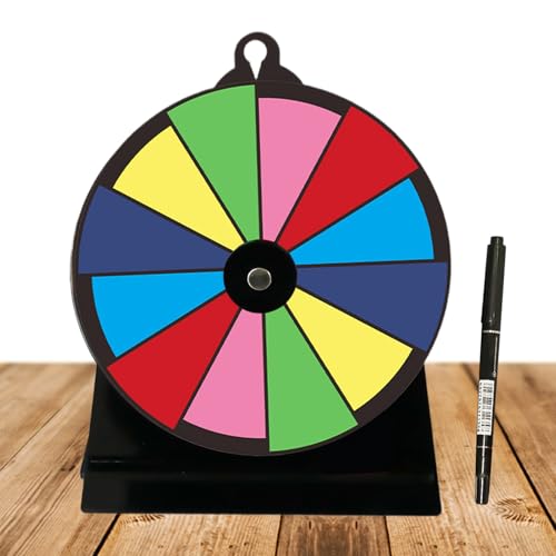 Preisrad Drehscheibe | Spiel Drehscheibe Mit Ständer | Wiederverwendbares Glücksrad Für Partys Supermärkte Auftritte Handelsmessen Spendensammlung Gewerbe Preisrad Drehscheibe | Spiel Drehscheibe Mit Ständer | Wiederverwendbares Glücksrad Für Partys Supermärkte Auftritte Handelsmessen Spendensammlung Gewerbe von Moxeupon