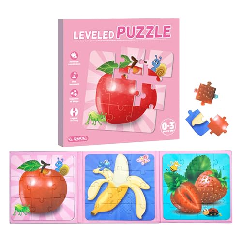 Reisepuzzle, Magnetpuzzle | Rätsel Buchspiele,Auto-Aktivitäten-Spielzeug, Puzzle-Spielzeug, tragbares Spiel, Vorschul-Lernaktivitäten für Kinder von Moxeupon