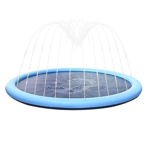 Sprinkler-Pad für Kinder, Sprinkler-Spielmatte - Wasserspielpad für Kinder | rutschfeste Sprinkler-Sprühmatte für den Außenbereich, Pool, Strand, Spielen, für Kinder, Mädchen von Moxeupon