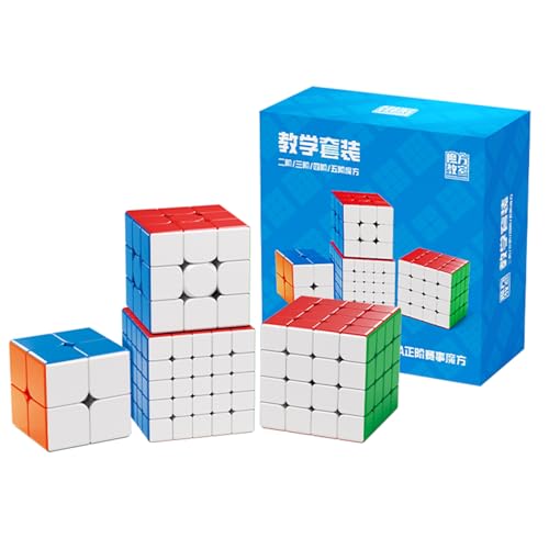 Moyu Meilong 2x2 3x3 4x4 5x5 Educational Cube Set Stickerless Speed Cubes Bundle Gift for Children Adults 4 Pack Moyu Meilong 2x2 3x3 4x4 5x5 Educational Cube Set Stickerless Speed Cubes Bundle Gift for Children Adults 4 Pack von Moyu