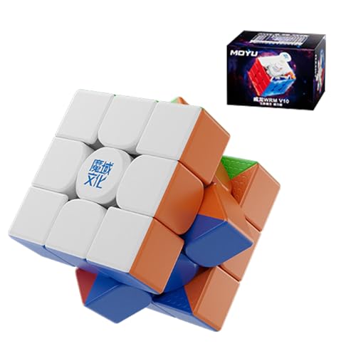 Moyu WRM V10 Speed Cube, 3x3 Magnetic Magic Cube, moyu v10 Puzzle Cube Suitable for Competition Training and Birthday Gifts(Matte Version) von Moyu