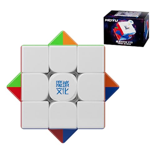 Moyu WRM V10 Speed Cube, 3x3 Magnetic Magic Cube, moyu v10 Puzzle Cube Suitable for Competition Training and Birthday Gifts(UV Version) von Moyu