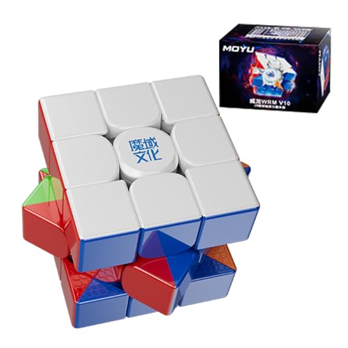 Moyu WRM V10 Speed Cube, 88 Magnets Magnetic Magic Cube 3x3, moyu v10 Puzzle Cube Suitable for Competition Training and Birthday Gifts(Ball - core UV Version) von Moyu