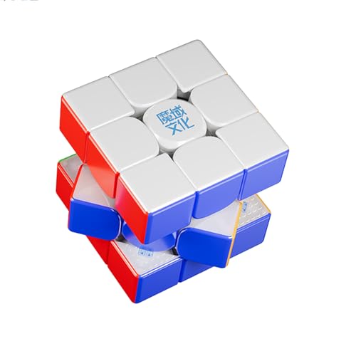 Moyu Super Weilong v2, Magnetic Magic Cube Stickerless 3x3 Maglev Easy Turn & Smooth Ball-Core Version Design Faster & Professional von Moyu