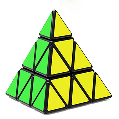 TANCH YJ Pyramid Speed Cube 3X3 Triangle Magic Cube Puzzle Toy Black von Moyu