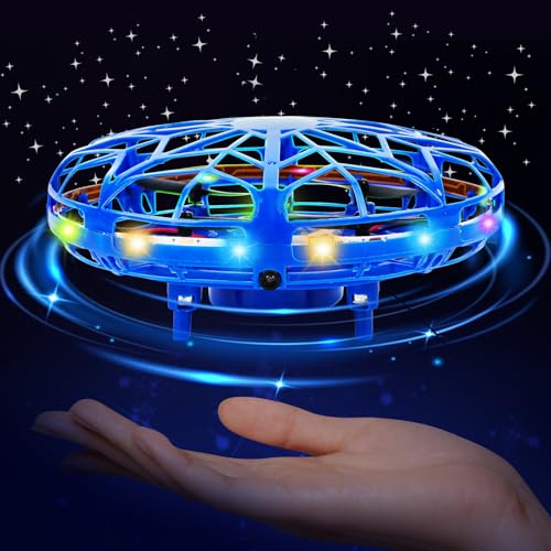 Fliegender Ball, Flying Orb Ball, Hover Ball Magic Spinner Ball, Flying Orb Ball Mini Drohne für Kinder, Flying Spinner Mini Drohne für Jungen Mädchen 6-12 Jahre Flying Orb Ball Spielzeug von MplehDa