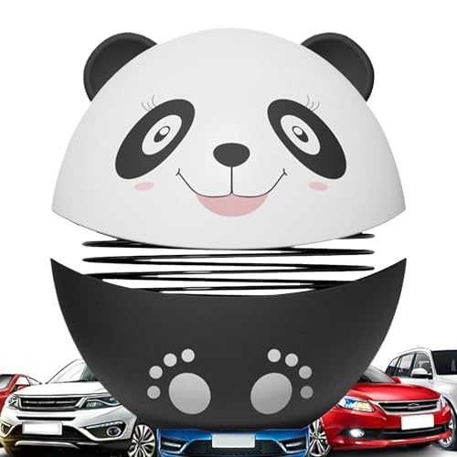 Mppchhn Panda-Auto-Armaturenbrett-, Auto-Armaturenbrett-Wackelkopf - Auto-Armaturenbrett-Panda-ationen | Schwarz-weiße Panda-Wackelkopffigur, Armaturenbrett-Schüttelspielzeug für den Schreibtisch zu von Mppchhn