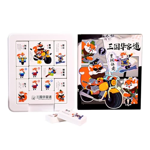 Mppchhn Slide Puzzle Toy, Huarong Road Jigsaw Slide Puzzle | Huarong Road Jigsaw Rätsel Set,Lustiges frühes lernendes Lernwerkzeug, Kinderreisespiele für, Mädchen von Mppchhn