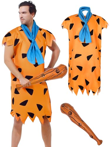 Mprocen Höhlenmensch Kostüm Erwachsene Herren Gelb Hawaii Verkleidung Set Robe Krawatte Ballon Stick Halloween Paar Rollenspiel Verkleidung Karneval Geburtstag Familie Party Outfits Mprocen Höhlenmensch Kostüm Erwachsene Herren Gelb Hawaii Verkleidung Set Robe Krawatte Ballon Stick Halloween Paar Rollenspiel Verkleidung Karneval Geburtstag Familie Party Outfits von Mprocen